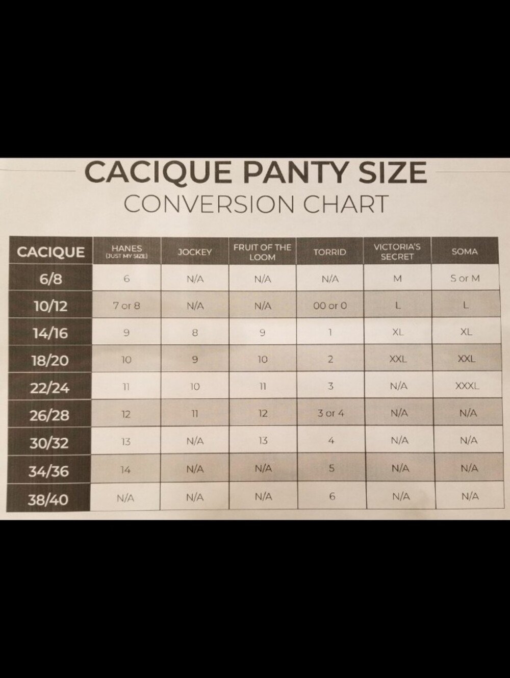 Cacique 22/24 Cotton High Waist Brief - Picture 9 of 10